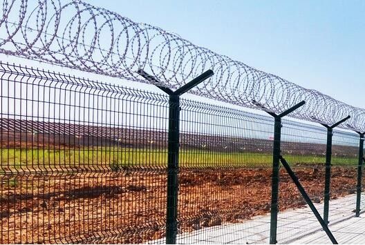 Gegalvaniseerde Concertina Razor Wire van hek systeem voor hoog beveiligde gebieden